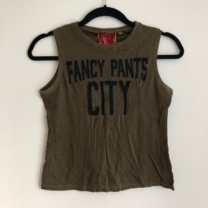 FINAL PRICE LAMB Fancy Pants City muscle tank